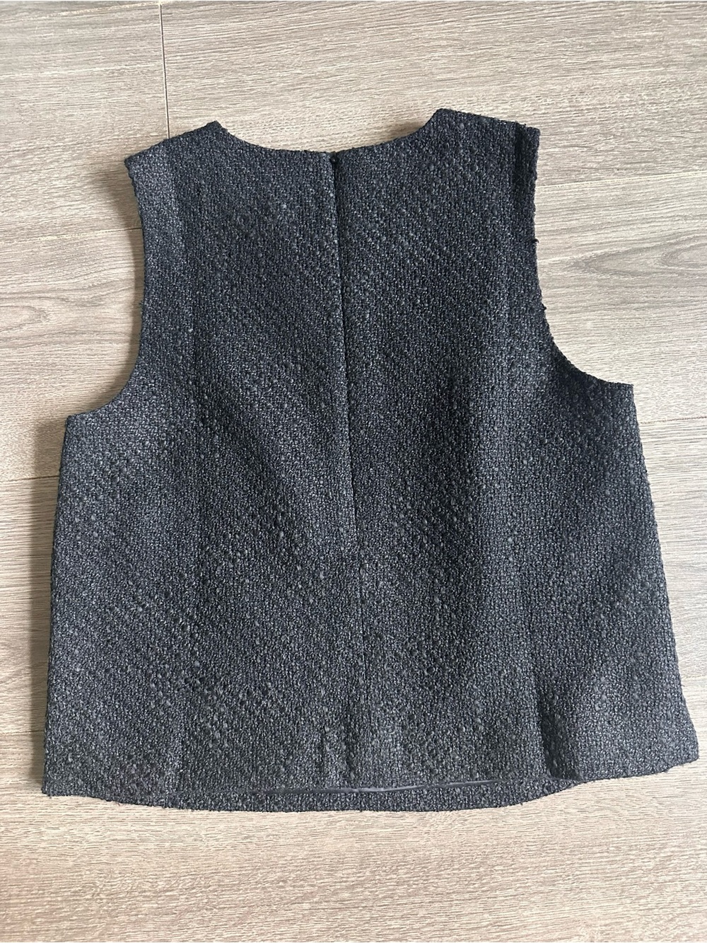 Madewell Boxy Shell Top in Tweed, NWT, size 6 - Picture 7 of 8
